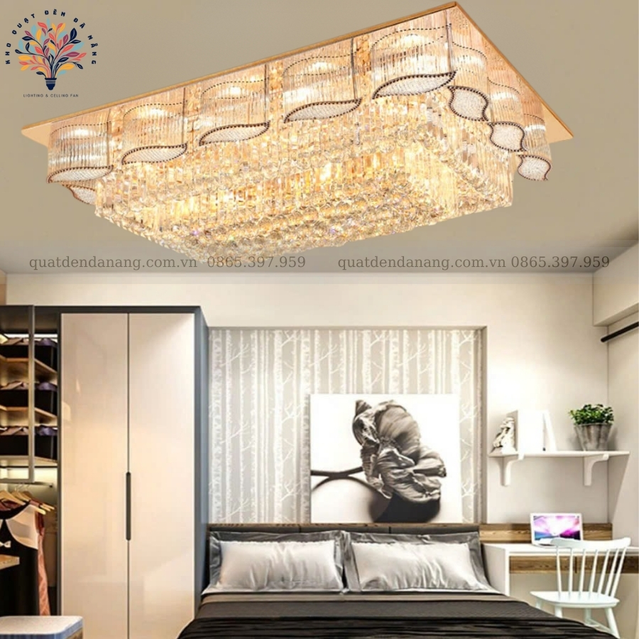 Đèn Ốp Trần Pha Lê 416