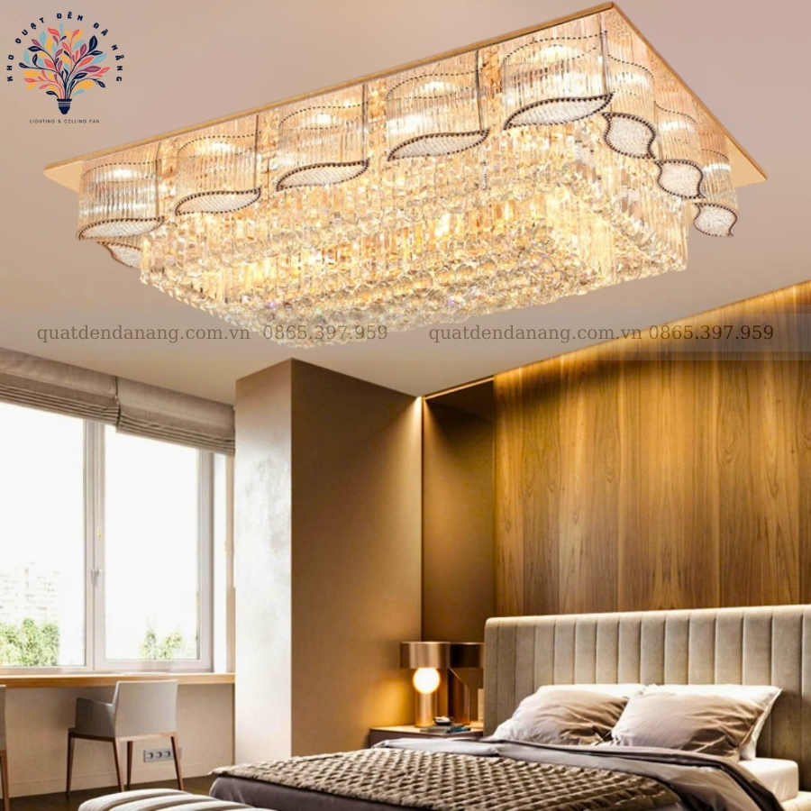 Đèn Ốp Trần Pha Lê 416