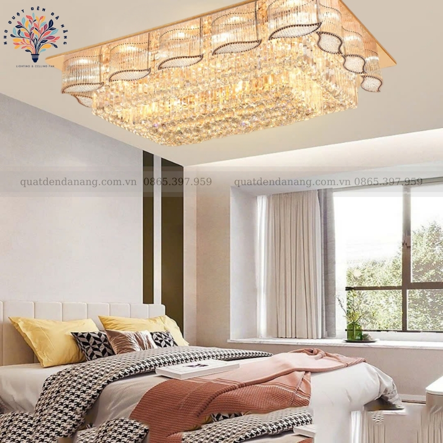 Đèn Ốp Trần Pha Lê 416