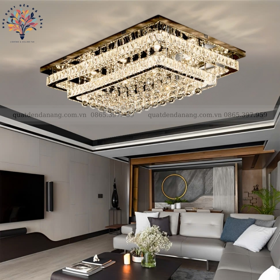 Đèn Ốp Trần Pha Lê 793