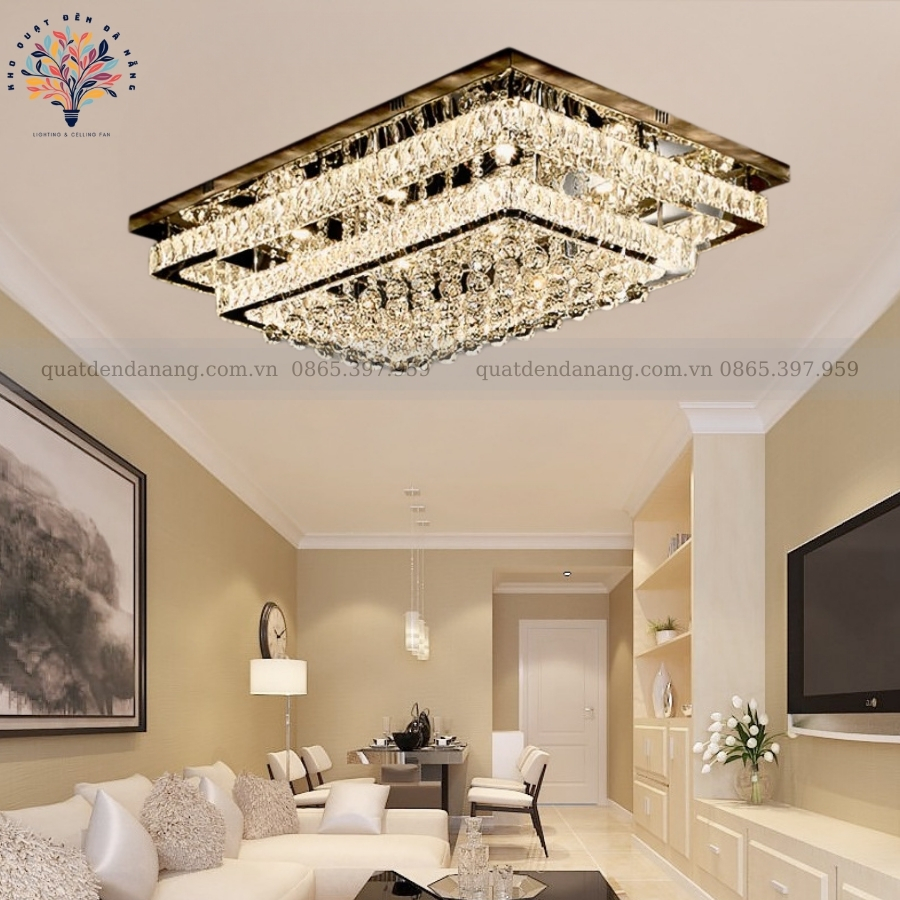 Đèn Ốp Trần Pha Lê 793