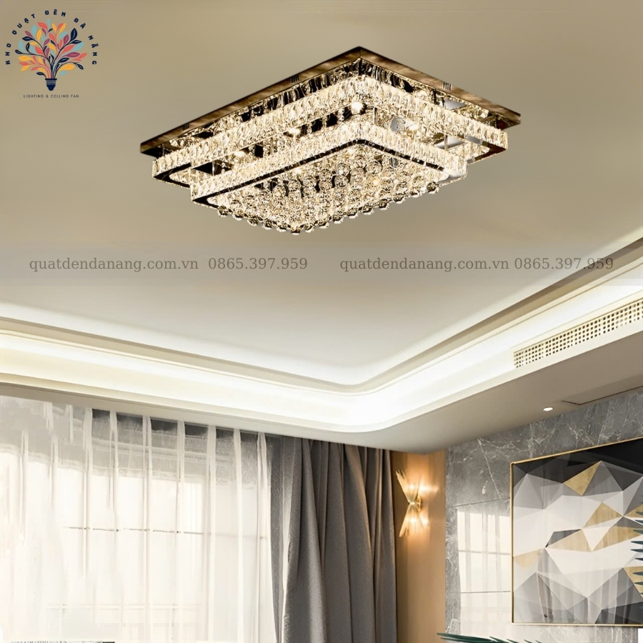 Đèn Ốp Trần Pha Lê 793