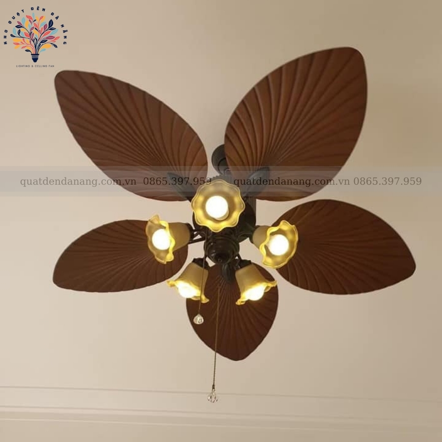 Quạt Trần Đèn Cánh Lá 030