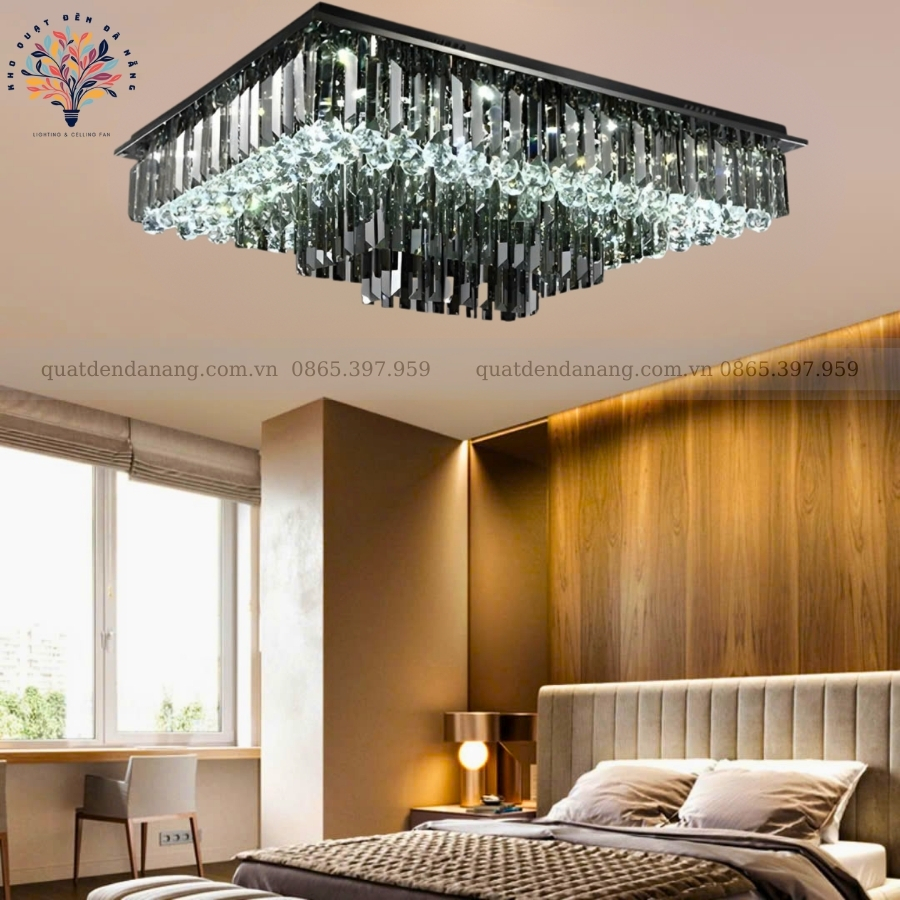 Đèn Ốp Trần Pha Lê 30091
