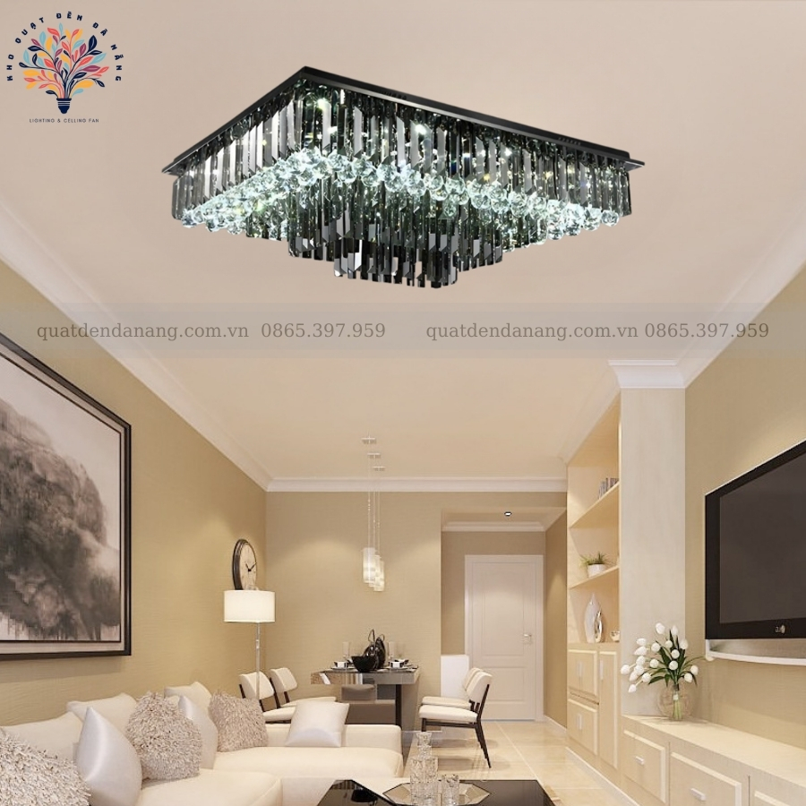 Đèn Ốp Trần Pha Lê 30091