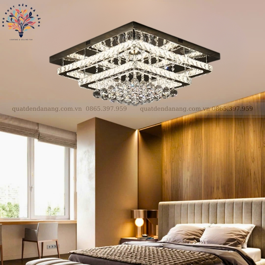 Đèn Ốp Trần Pha Lê 899