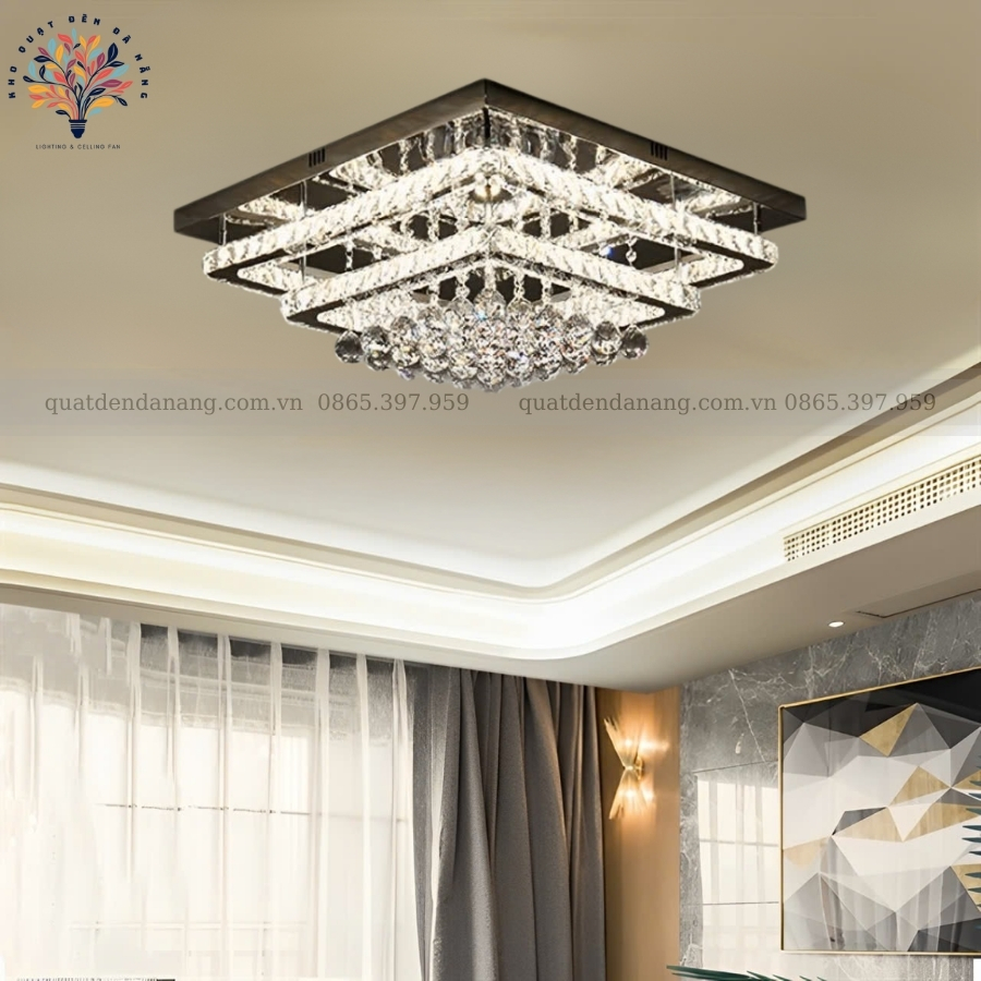 Đèn Ốp Trần Pha Lê 899