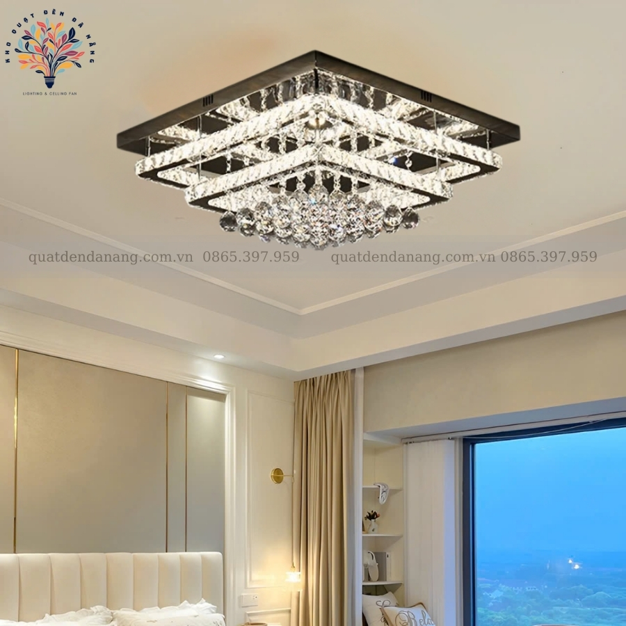 Đèn Ốp Trần Pha Lê 899