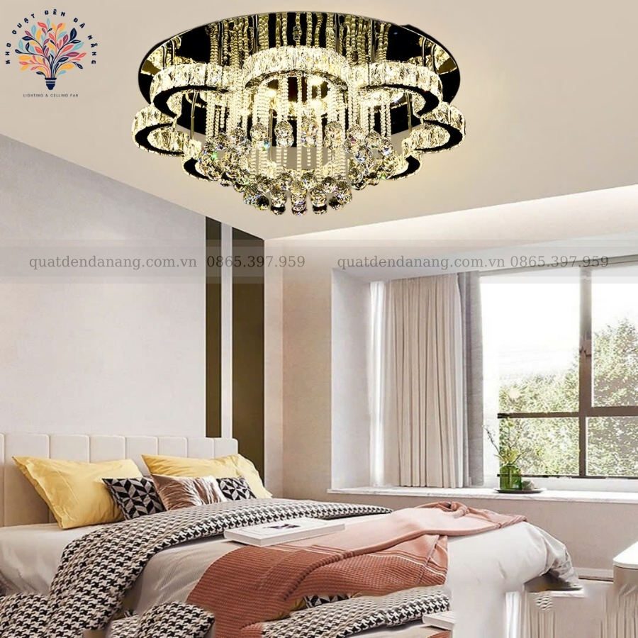 Đèn Ốp Trần Pha Lê 868