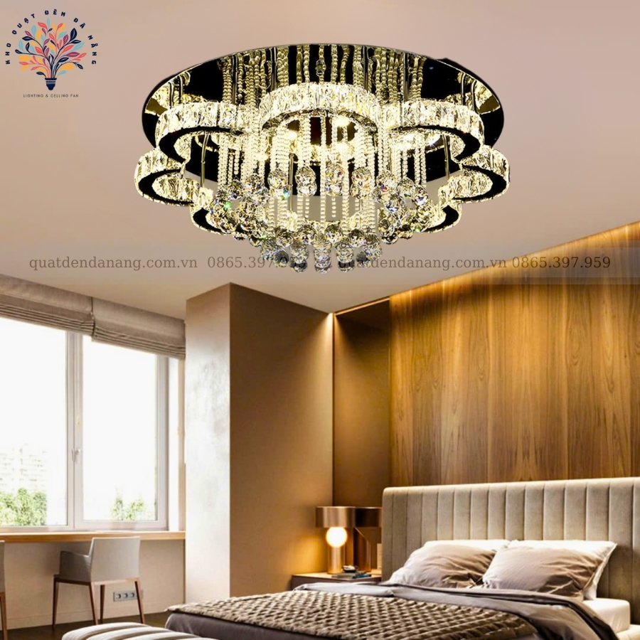 Đèn Ốp Trần Pha Lê 868
