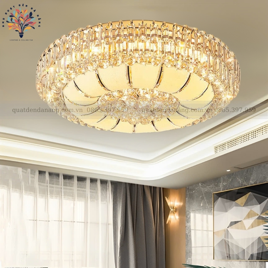Đèn Ốp Trần Pha Lê 787