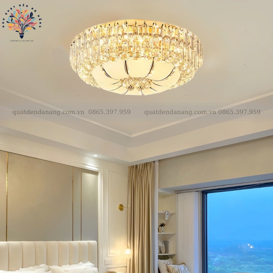 Đèn Ốp Trần Pha Lê 787