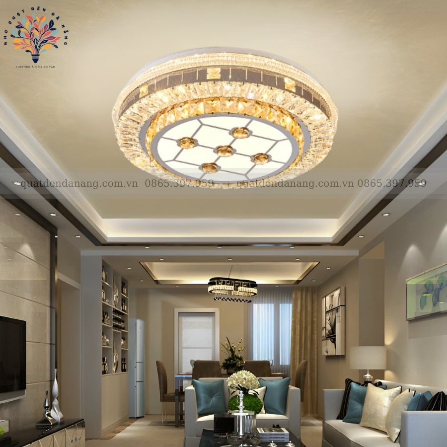 Đèn Ốp Trần Pha Lê 769