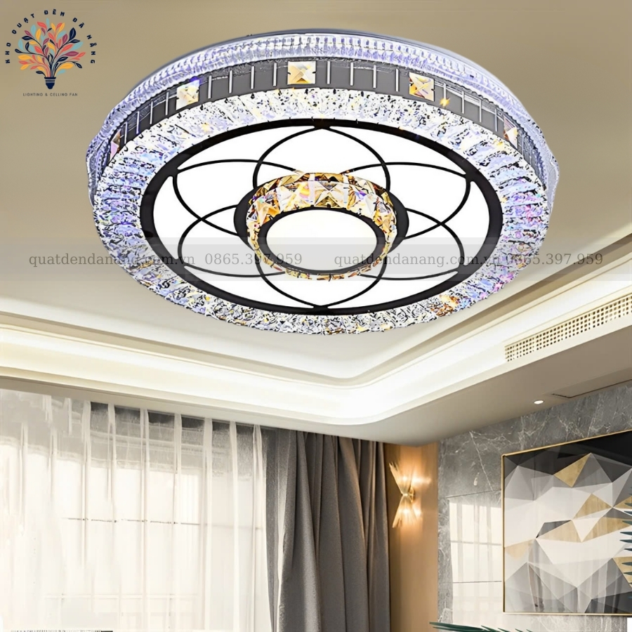 Đèn Ốp Trần Pha Lê 699