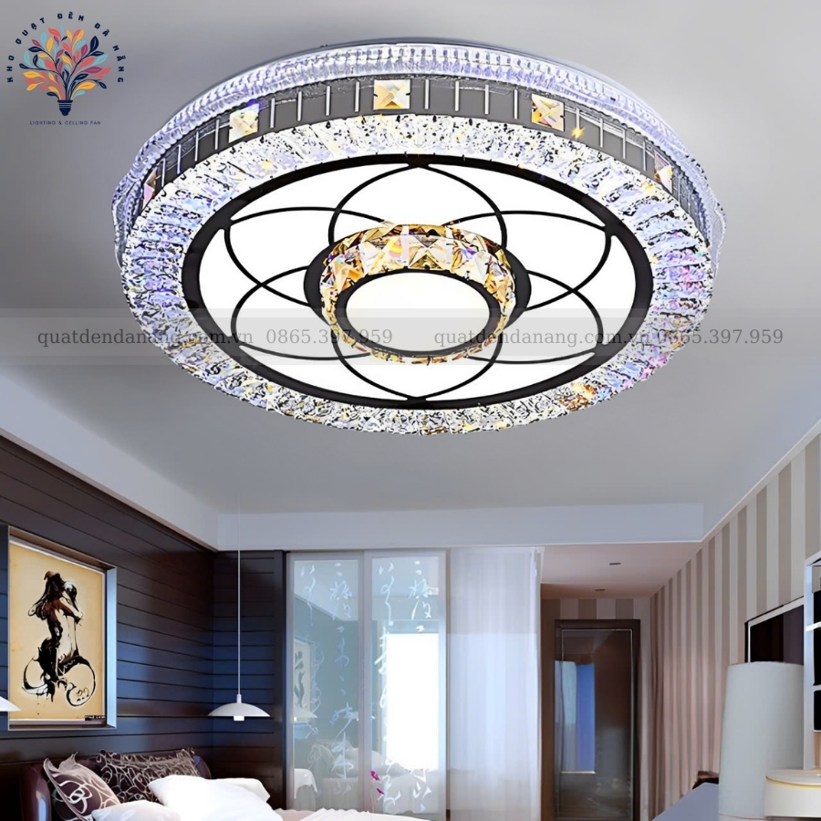 Đèn Ốp Trần Pha Lê 699