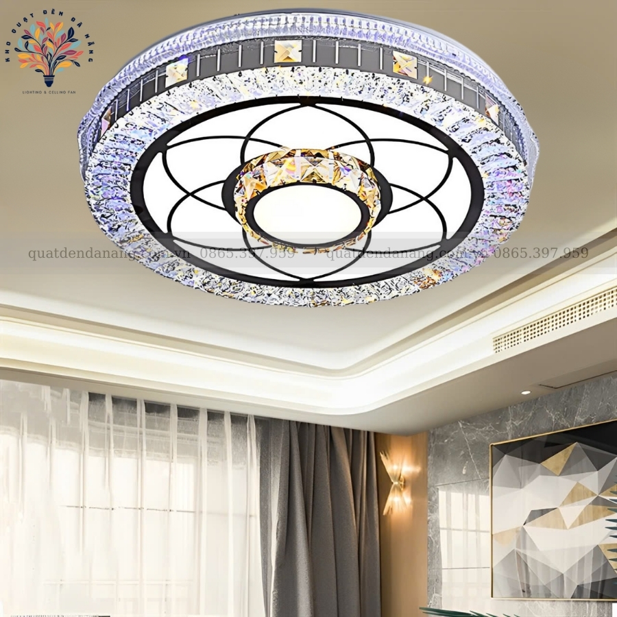 Đèn Ốp Trần Pha Lê 699