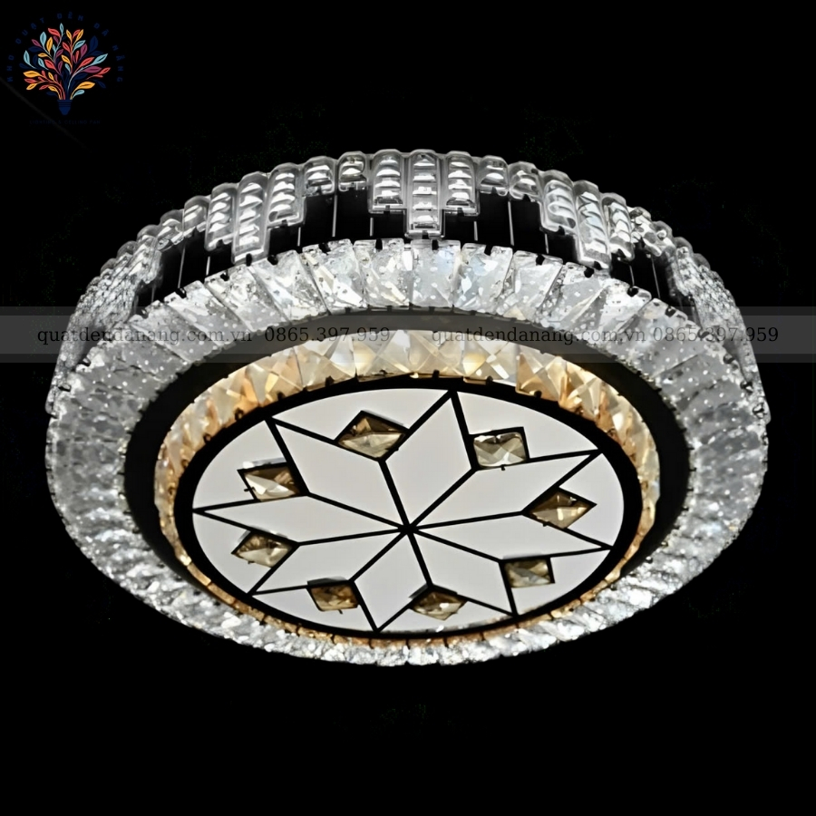 Đèn Ốp Trần Pha Lê 701