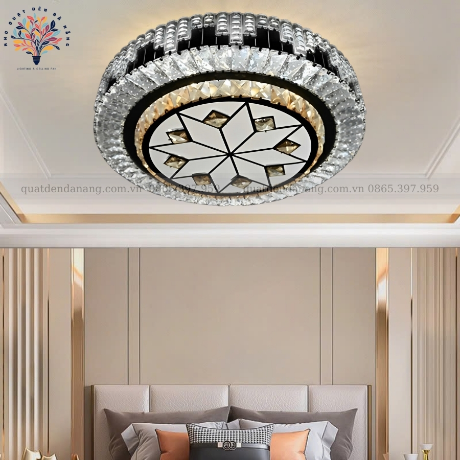 Đèn Ốp Trần Pha Lê 701