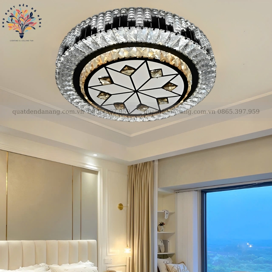 Đèn Ốp Trần Pha Lê 701
