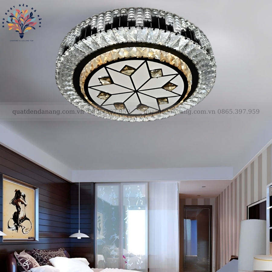 Đèn Ốp Trần Pha Lê 701