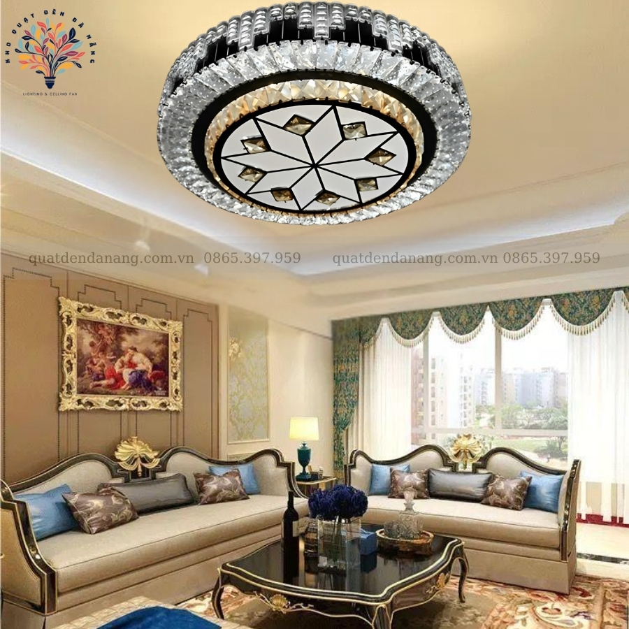 Đèn Ốp Trần Pha Lê 701