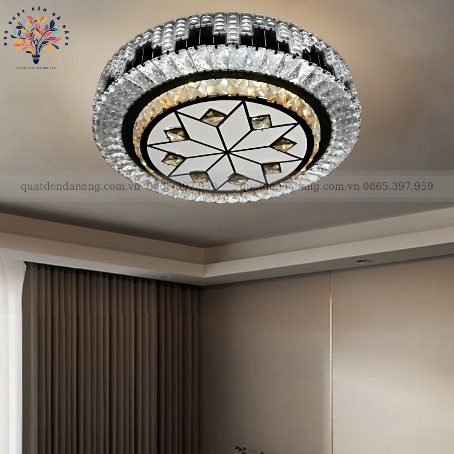 Đèn Ốp Trần Pha Lê 701