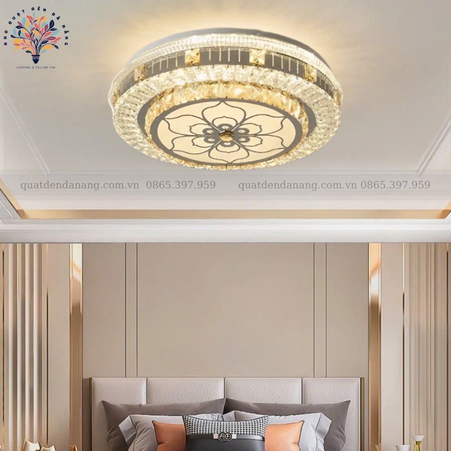 Đèn Ốp Trần Pha Lê 702