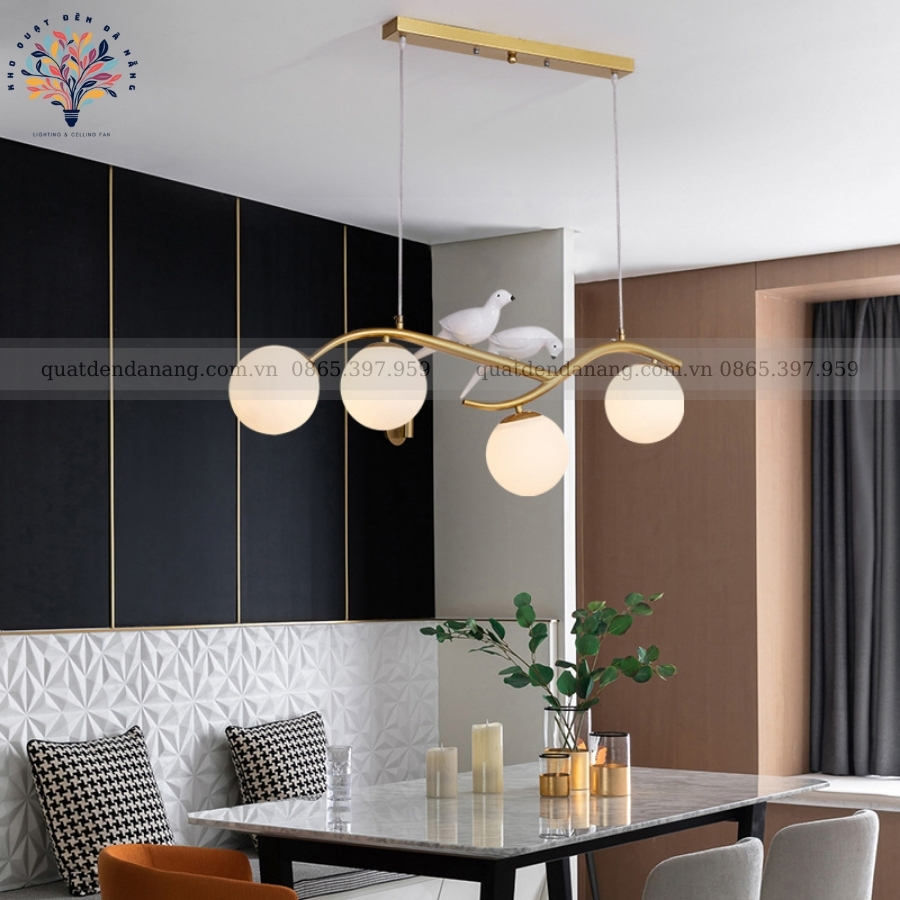 Đèn Thả Đôi Chim 8816