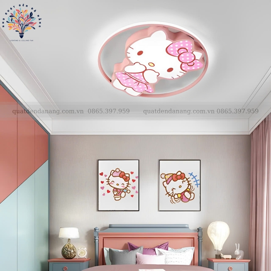 Đèn Ốp Trần Hello Kitty