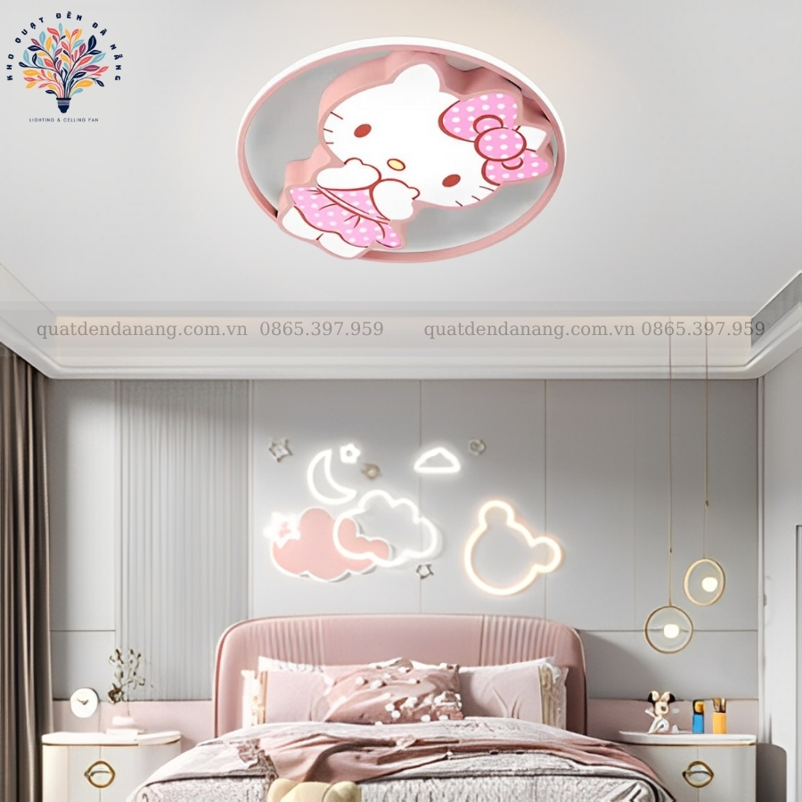 Đèn Ốp Trần Hello Kitty