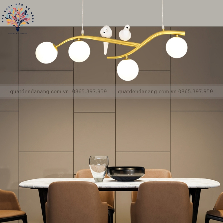 Đèn Thả Đôi Chim 8816