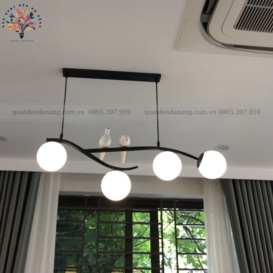 Đèn Thả Đôi Chim 8816