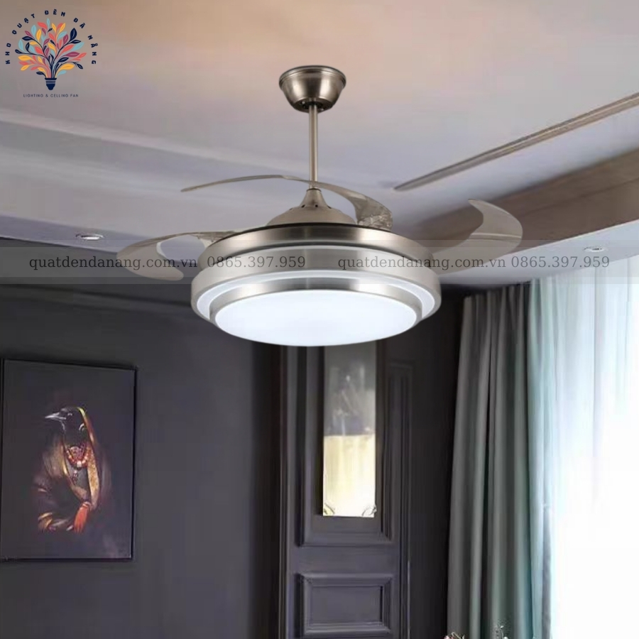 Quạt Cụp Xòe Mặt Trơn