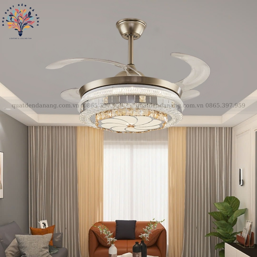 Quạt Cụp Xòe Hiện Đại 518