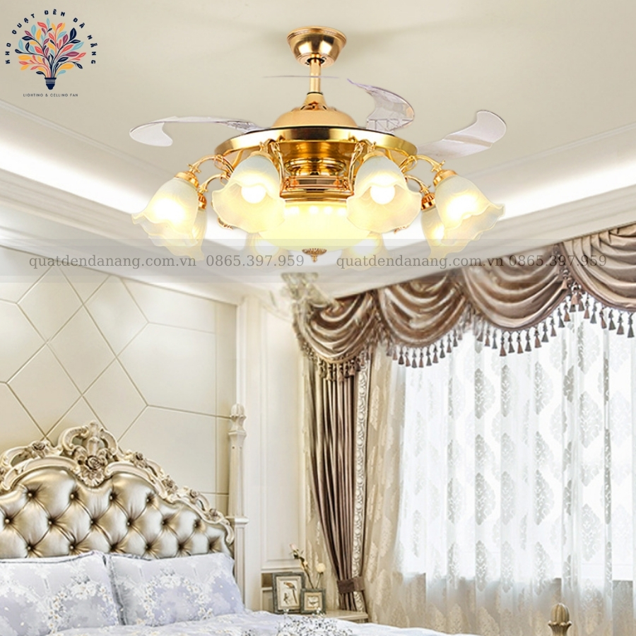 Quạt Cụp Xòe Chao Hoa 991