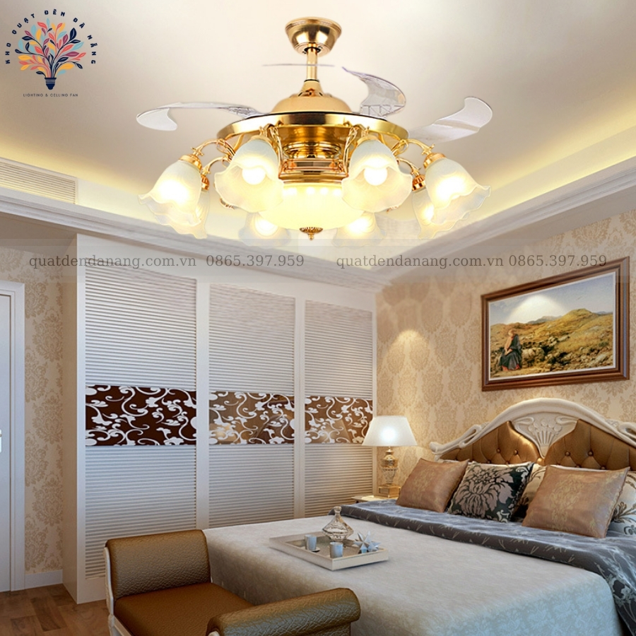 Quạt Cụp Xòe Chao Hoa 991