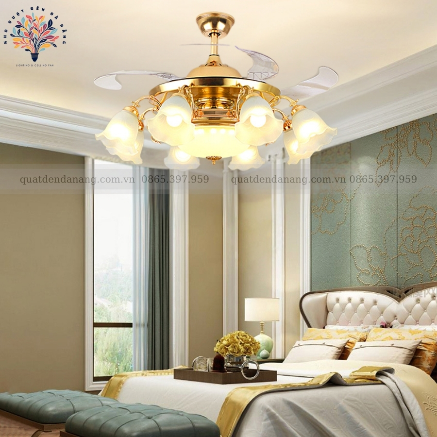 Quạt Cụp Xòe Chao Hoa 991