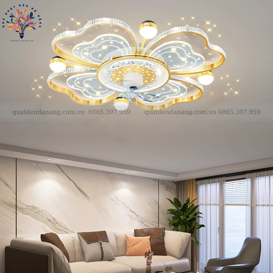 Quạt Ốp Trần Decor 1255