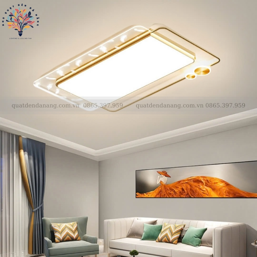 Đèn Ốp Trần Chữ Nhật 826