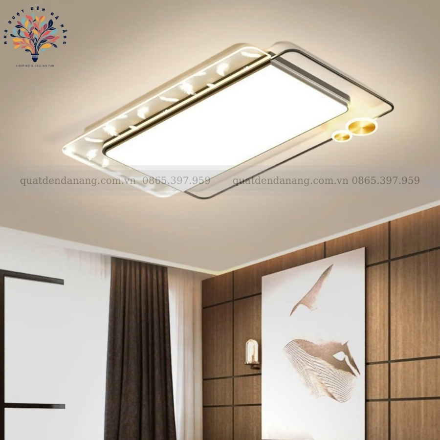 Đèn Ốp Trần Chữ Nhật 826
